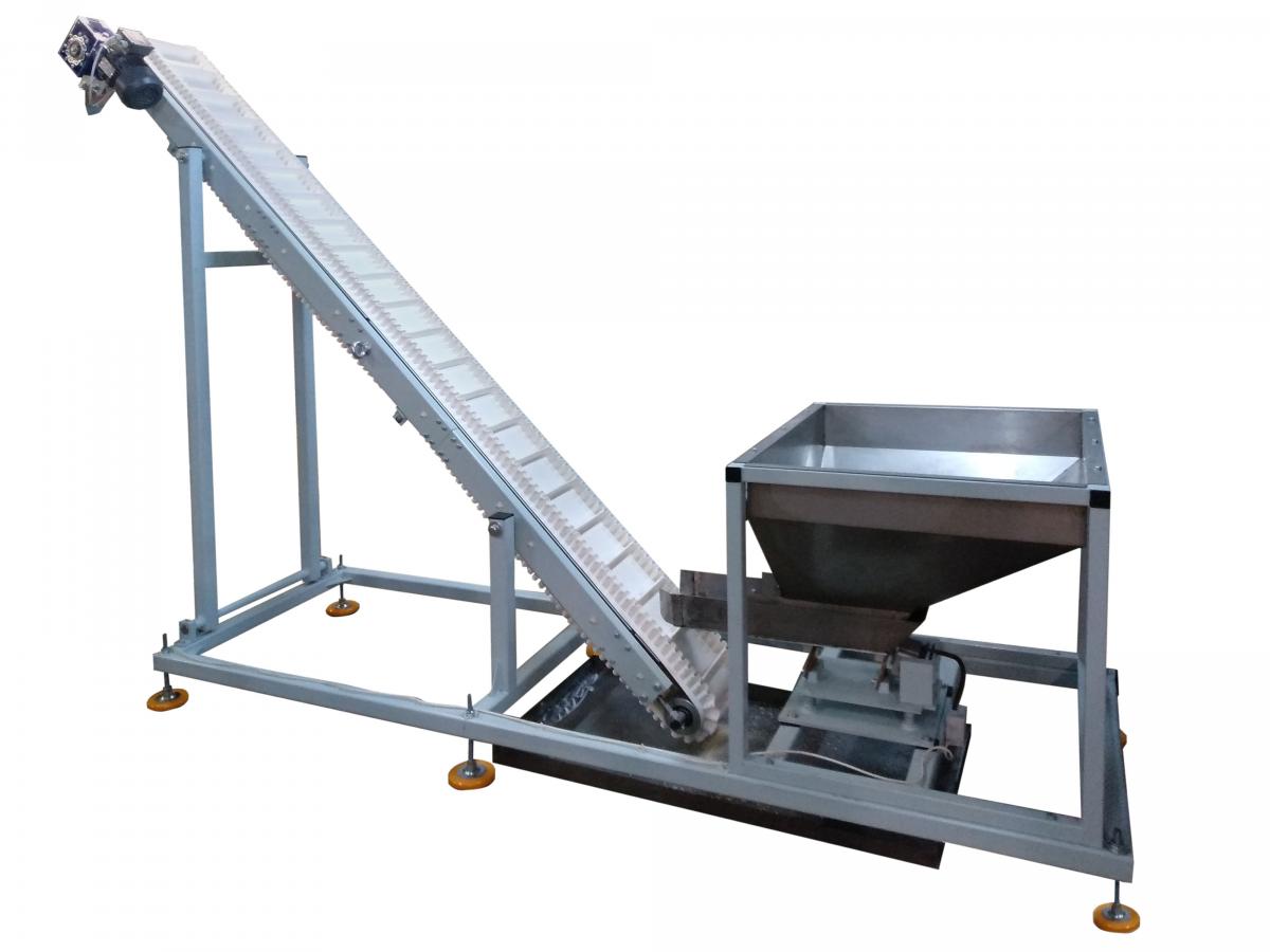 Транспортер ленточный наклонный