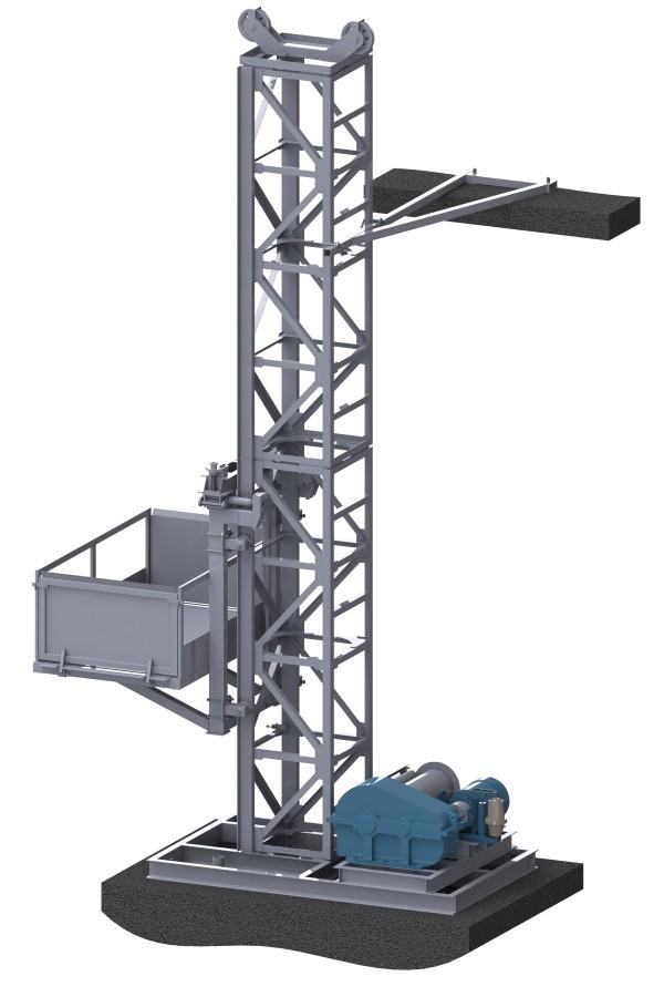 Мачтовый подъемник ПМГ-1000