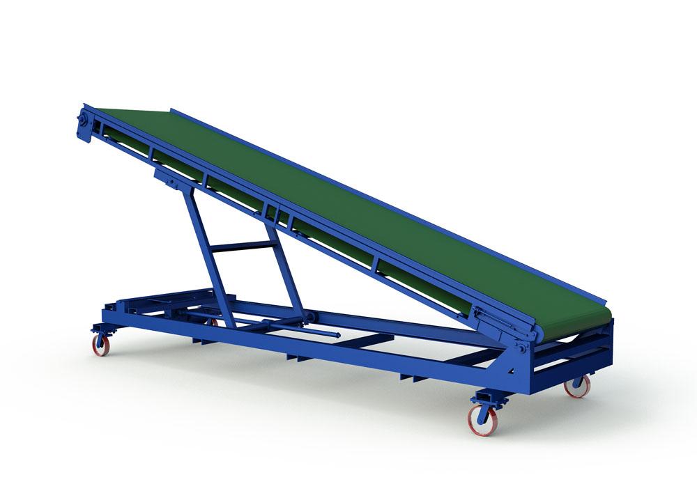 Ленточный конвейер для груза