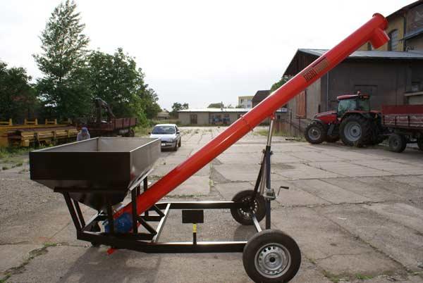 Передвижной подъемный транспортер для угля