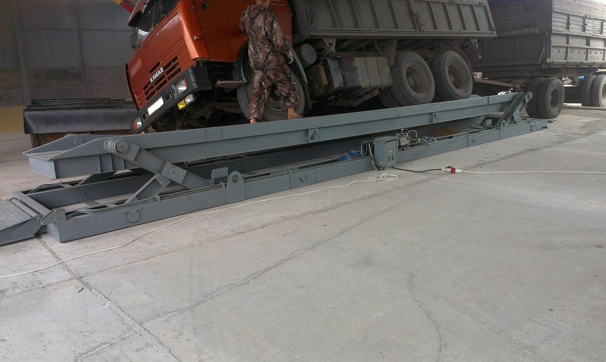 Одноколейный автомобилеразгрузчик